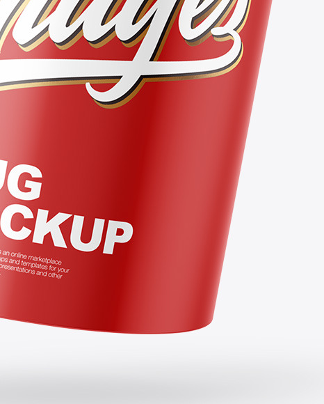 Matte Mug Mockup PSD #6
