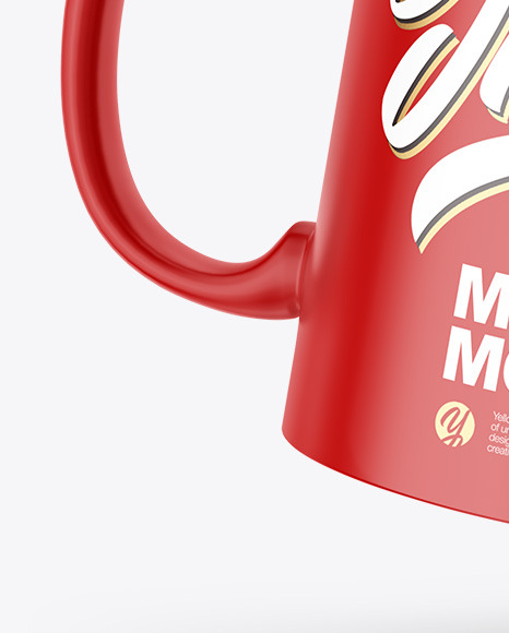 Matte Mug Mockup PSD #7