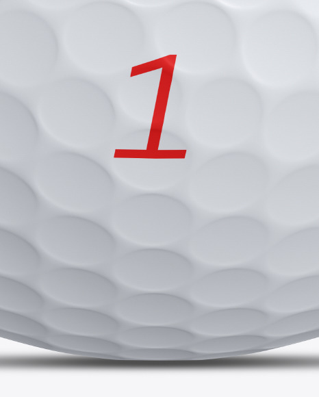 Golf Ball Mockup PSD #1