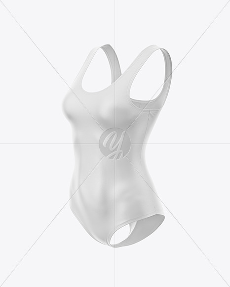 Women S Bodysuit Mockup In Apparel Mockups On Yellow Images Object Mockups