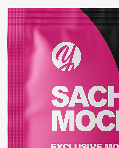 Matte Sachet Mockup PSD #2