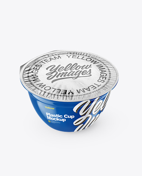 Download Glossy Yogurt Cup Psd Mockup Yellowimages