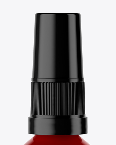 Glossy Spray Bottle Mockup PSD #1