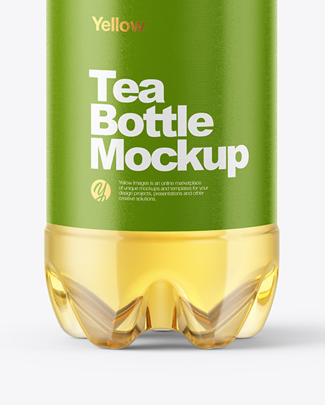 Download 500ml Pet Green Tea Bottle Mockup In Bottle Mockups On Yellow Images Object Mockups PSD Mockup Templates