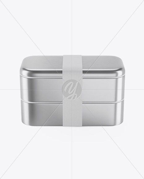 Download Metallic Lunch Box Mockup In Box Mockups On Yellow Images Object Mockups PSD Mockup Templates