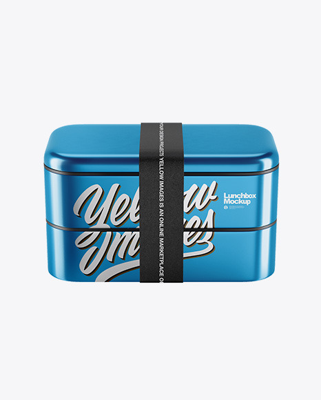 Download Metallic Lunch Box Mockup In Box Mockups On Yellow Images Object Mockups Yellowimages Mockups