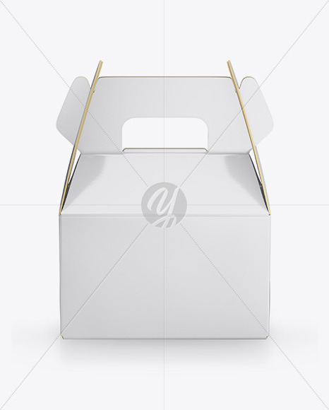 Download Glossy Paper Box Mockup In Box Mockups On Yellow Images Object Mockups