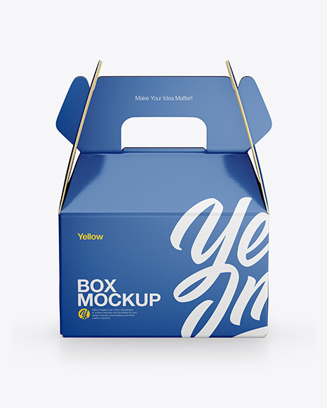 Download Box With Cake Psd Mockup Yellowimages