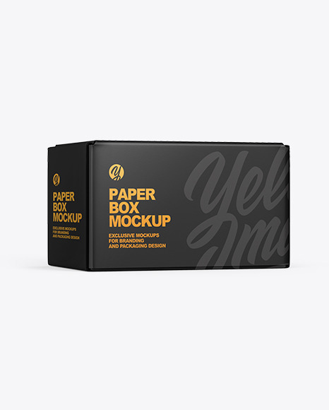 Paper Box Mockup PSD #2