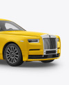 Luxury Car Mockup - Half Side View