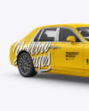 Luxury Car Mockup - Half Side View