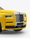 Luxury Car Mockup - Half Side View