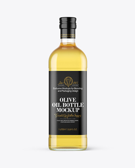 Download Clear Glass Olive Oil Bottle Mockup In Bottle Mockups On Yellow Images Object Mockups Yellowimages Mockups