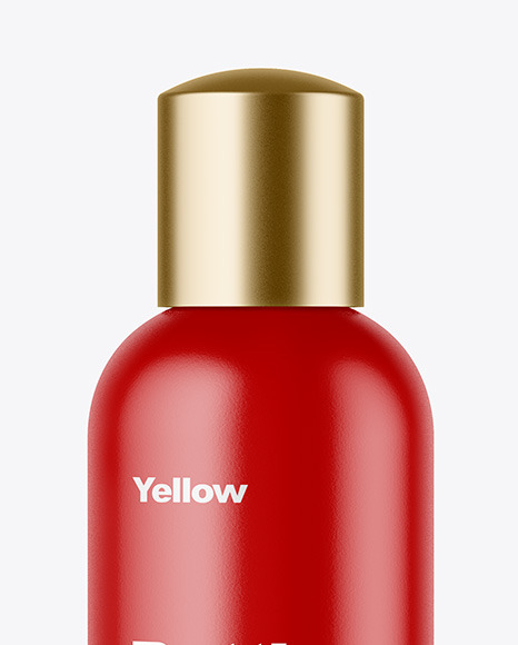 Matte Bottle Mockup PSD #2