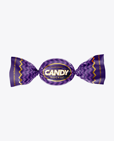 Download Candy Mockup In Packaging Mockups On Yellow Images Object Mockups PSD Mockup Templates