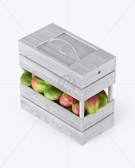 Download Wooden Crate With Mangos Mockup Half Side View In Packaging Mockups On Yellow Images Object Mockups PSD Mockup Templates