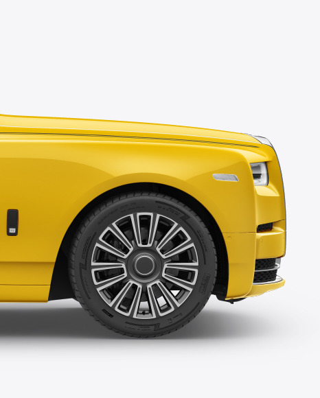 Download Luxury Car Mockup Side View In Vehicle Mockups On Yellow Images Object Mockups PSD Mockup Templates