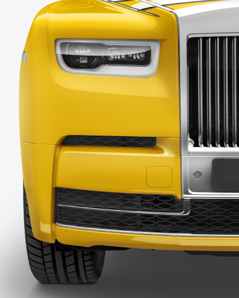 Luxury Car Mockup   Front View PSD #6