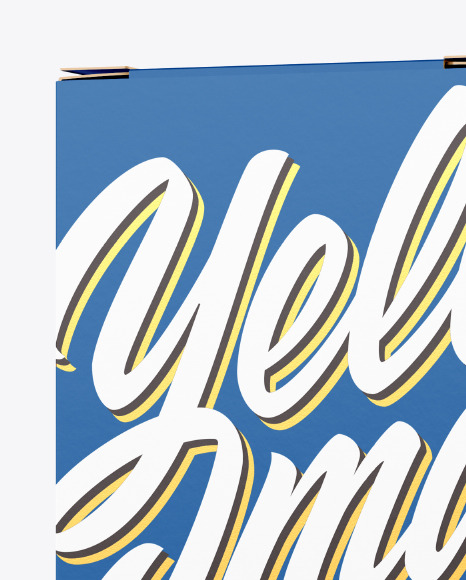 Paper Box Mockup PSD #2