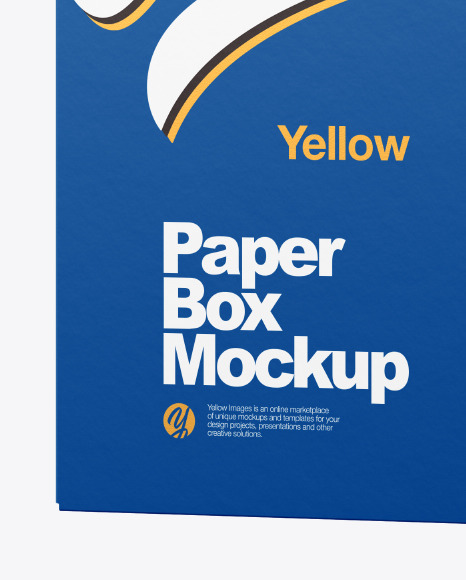 Paper Box Mockup PSD #1
