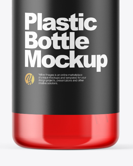 Cosmetic Bottle with Pump Mockup PSD #1