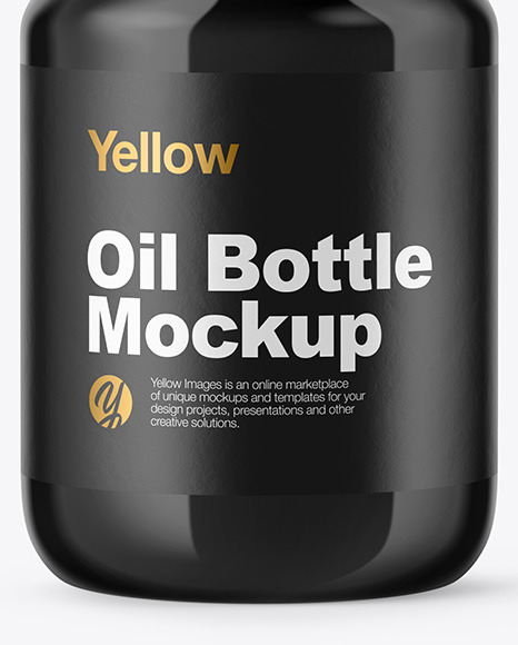 Glossy Bottle Mockup PSD #1