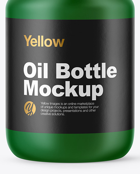 Matte Bottle Mockup PSD #1