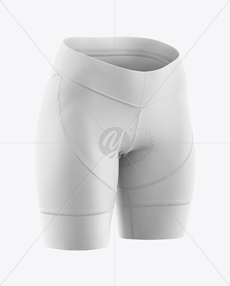 Download Women's Cycling Shorts Mockup in Apparel Mockups on Yellow ...