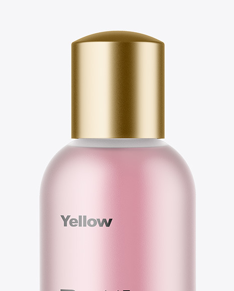 Download Frosted Bottle Mockup in Bottle Mockups on Yellow Images ...