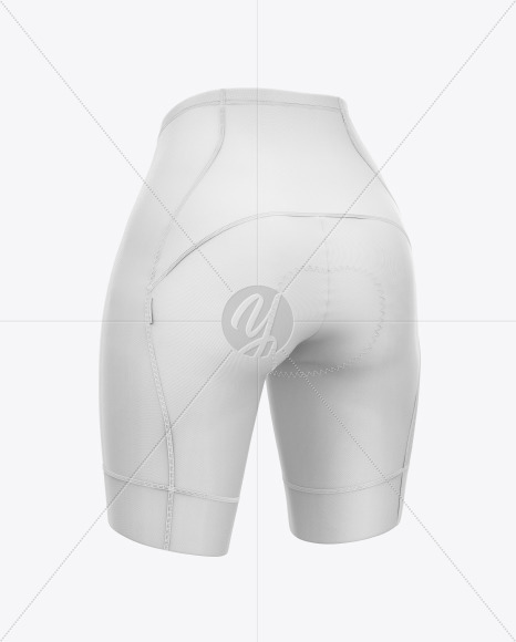 Download Women's Cycling Shorts Mockup in Apparel Mockups on Yellow ...