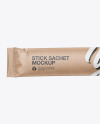 Kraft Stick Sachet Mockup