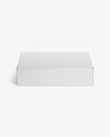 Paper Box Mockup - Front View