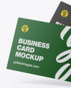 Two Textured Business Cards Mockup