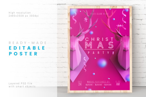 Incarnadine Christmas / Layered PSD