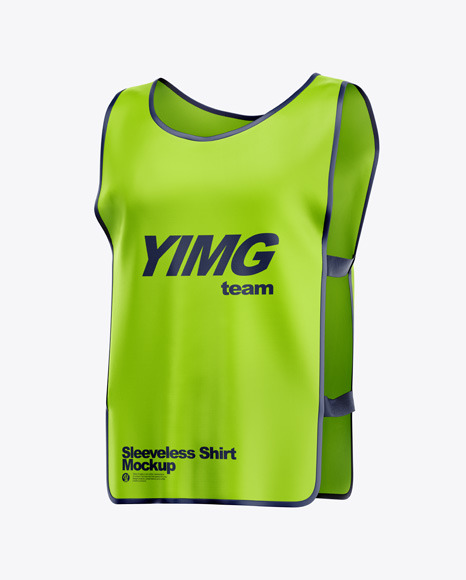 Sleeveless Shirt Mockup In Apparel Mockups On Yellow Images Object Mockups