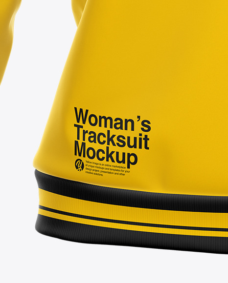 Woman S Tracksuit Mockup In Apparel Mockups On Yellow Images Object Mockups