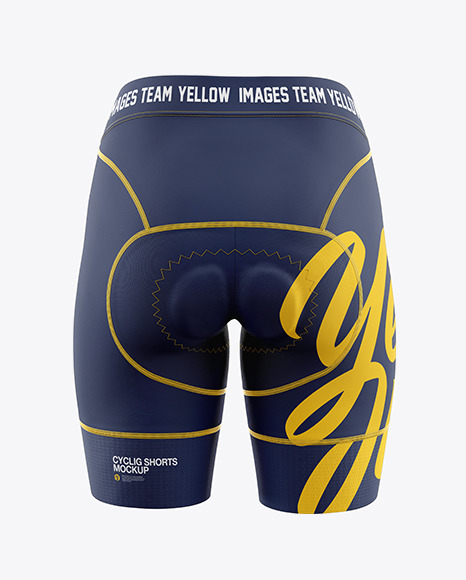 Download Women S Cycling Shorts Mockup In Apparel Mockups On Yellow Images Object Mockups