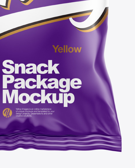 Matte Snack Package Mockup PSD #1