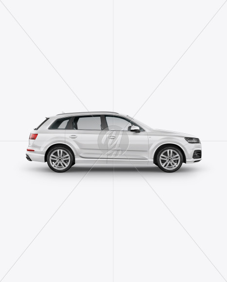 Download Crossover Suv Mockup Side View In Vehicle Mockups On Yellow Images Object Mockups PSD Mockup Templates