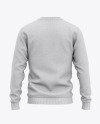 Download Men S Heather Crew Neck Sweatshirt Mockup Back View Of Sweater In Apparel Mockups On Yellow Images Object Mockups