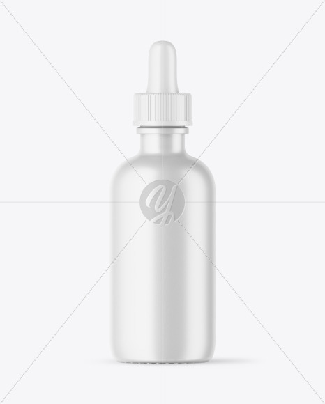 Matte Dropper Bottle Mockup In Bottle Mockups On Yellow Images Object Mockups