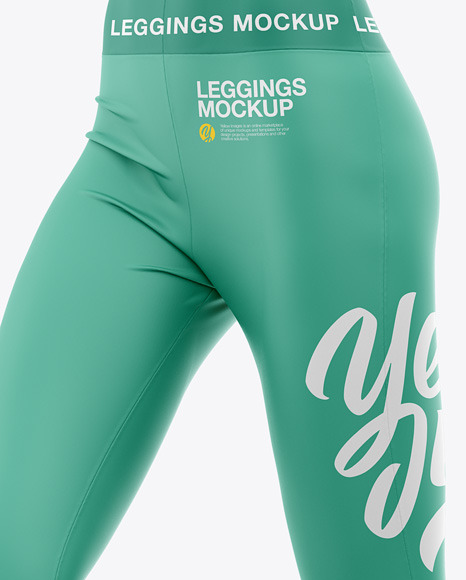 Download Women S Leggings Mockup In Apparel Mockups On Yellow Images Object Mockups