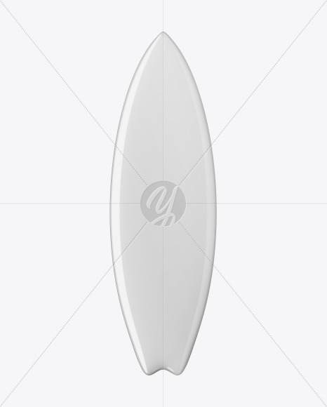 Surfboard Longboard Mockup Front View In Apparel Mockups On Yellow Images Object Mockups