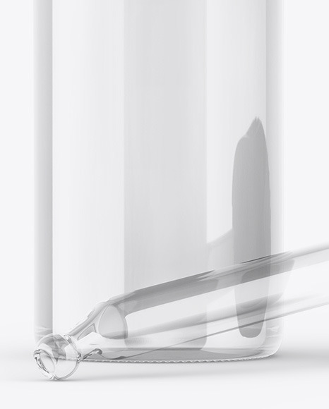 Opened Glass Dropper Bottle Mockup PSD #2