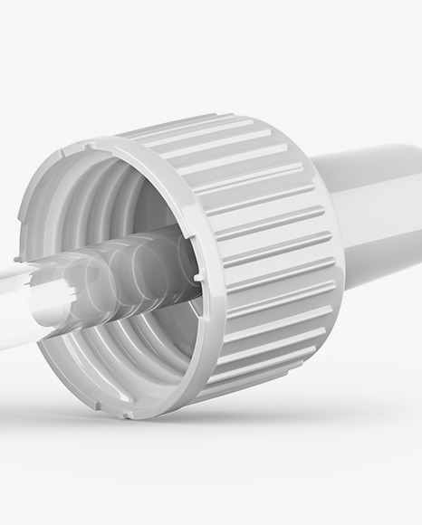 Opened Glass Dropper Bottle Mockup PSD #1