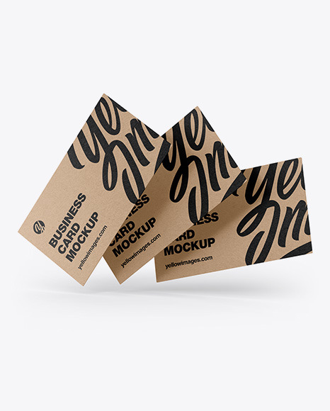 Download Business Card Mockup Illustrator Yellowimages