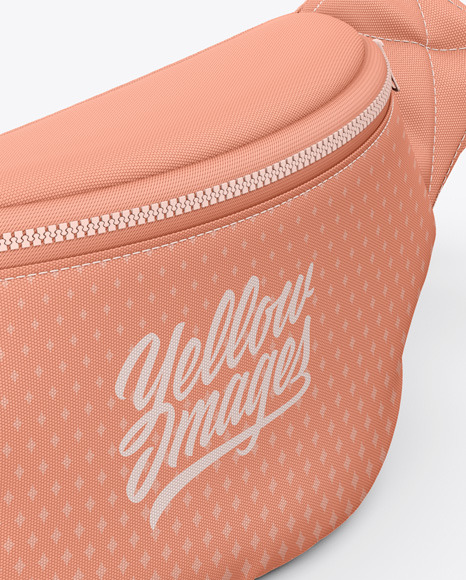 Download Fanny Pack Mockup Front Half Side View Bum Bag In Apparel Mockups On Yellow Images Object Mockups