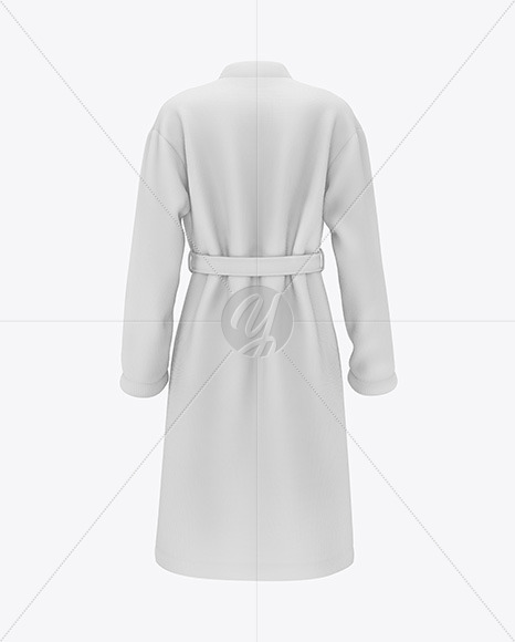 Download Women S Waffle Robe Mockup Back View In Apparel Mockups On Yellow Images Object Mockups