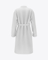 Download Women S Waffle Robe Mockup Back View In Apparel Mockups On Yellow Images Object Mockups