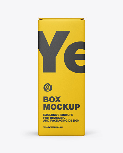 Download Matte Paper Box Mockup In Box Mockups On Yellow Images Object Mockups Yellowimages Mockups